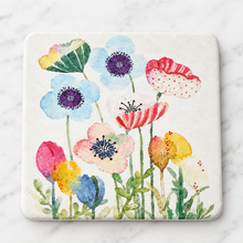 Load image into Gallery viewer, Stone Floral Essence Coaster
