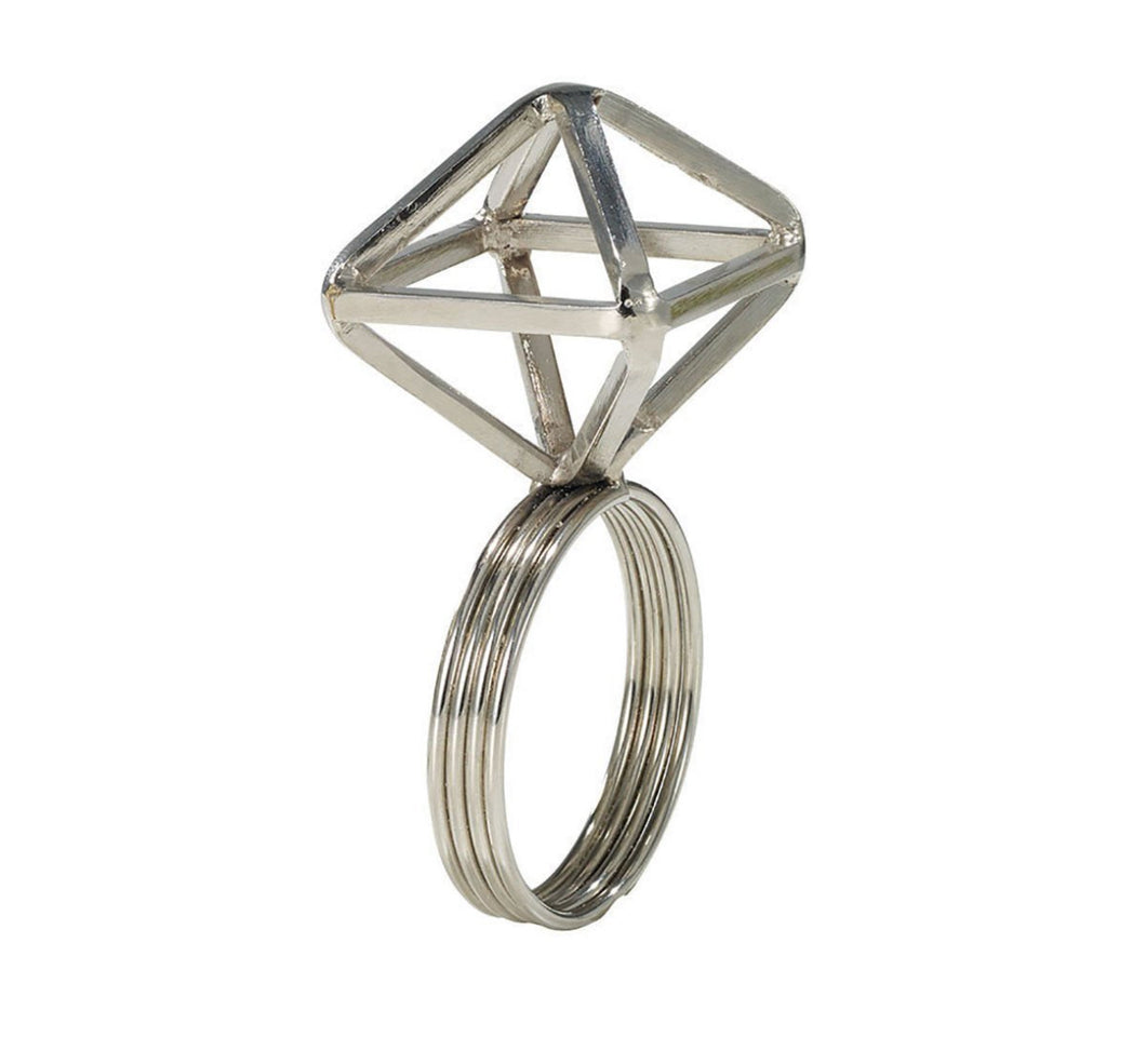 Astro Silver Metal Napkin Ring