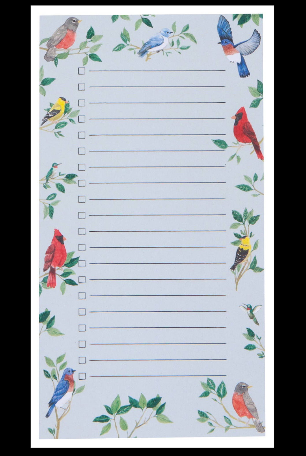 Birdsong Magnetic List Notebook