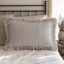 Load image into Gallery viewer, Frayed Edge Pillow Sham Collection
