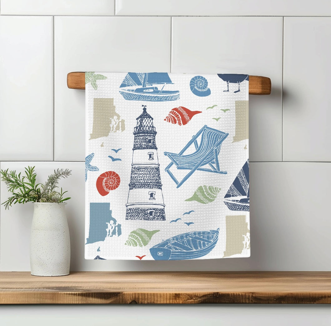 Rhode Island Lighthouse Kitchen Towel