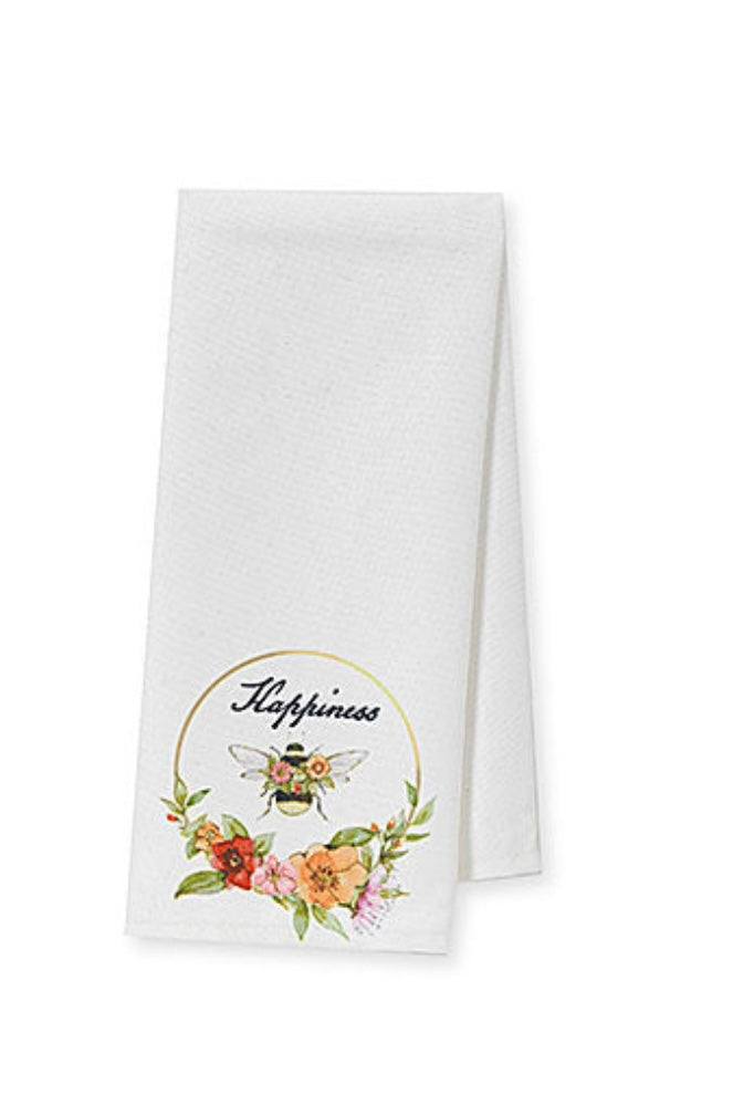 Bee Happiness Tea Towel