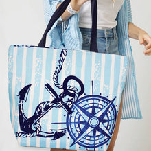 Load image into Gallery viewer, Anchor Printed Tote Bag
