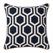 Load image into Gallery viewer, Inga Navy Accent Pillow
