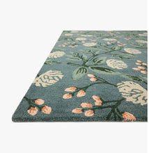 Load image into Gallery viewer, Emerald Peonies Wool Rug
