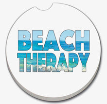 Load image into Gallery viewer, Beach Therapy Stone Car Coaster
