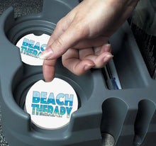 Load image into Gallery viewer, Beach Therapy Stone Car Coaster
