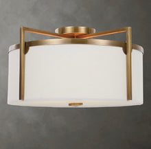 Load image into Gallery viewer, Colfax Semi Flush Mount Light 11" x 21"
