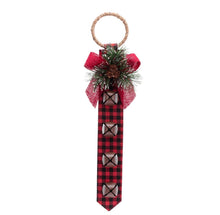 Load image into Gallery viewer, Plaid Jingle Bell Door Hanger
