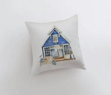 Load image into Gallery viewer, Beach House Accent Pillow- 10”x10”
