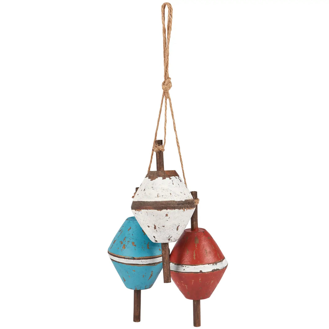 Wooden Bobbers Hanging Decor