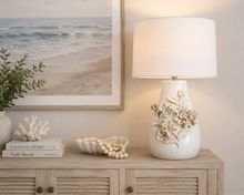 Load image into Gallery viewer, Rose Garden Ceramic Table Lamp
