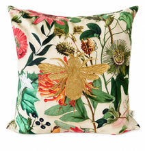 Load image into Gallery viewer, Charleston Gardens Gold Queen Bee Pillow
