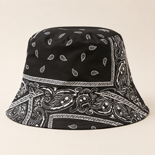 Load image into Gallery viewer, Paisley Pattern Reversible Bucket Hat Collection
