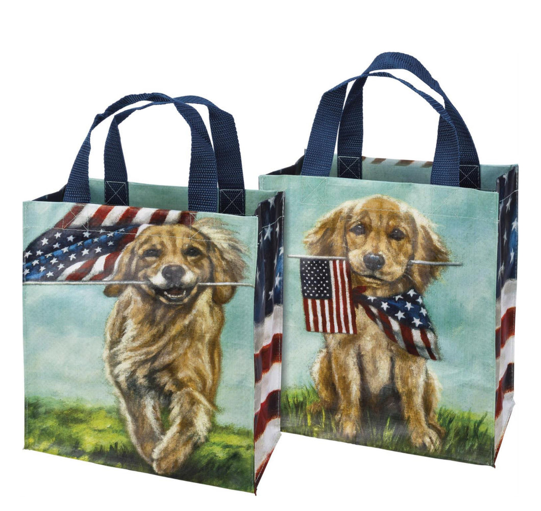Dogs & Flags Tote