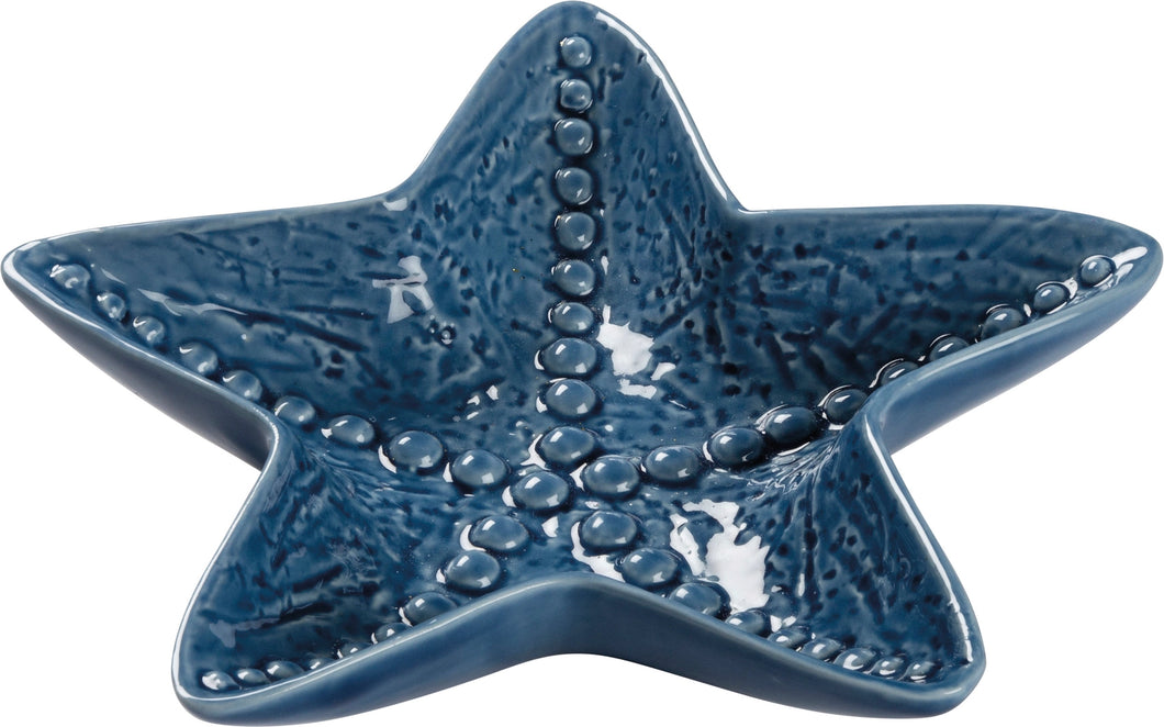 Blue Starfish Trinket Tray