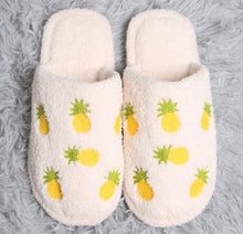 Load image into Gallery viewer, Luxury Pineapple Home Slippers- S/M
