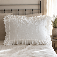 Load image into Gallery viewer, Frayed Edge Pillow Sham Collection
