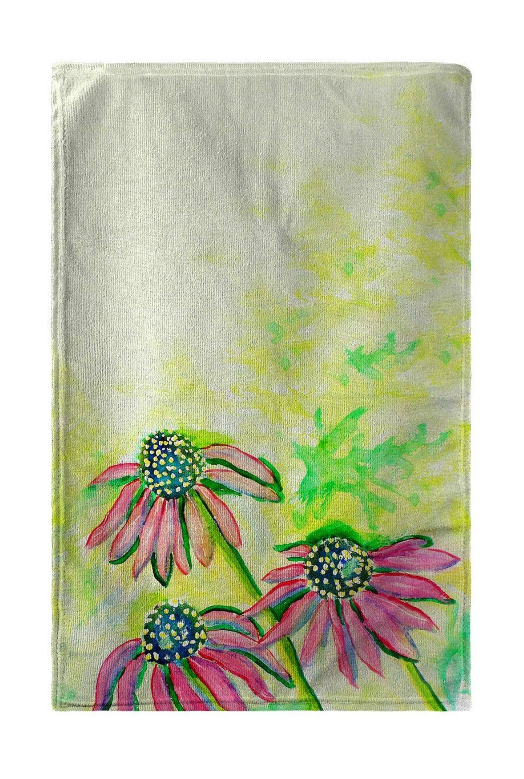 Coneflowers Microfiber Kitchen Towel