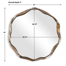 Load image into Gallery viewer, Bronze Catch The Wave Mirror 41"
