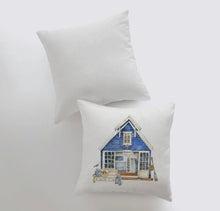 Load image into Gallery viewer, Beach House Accent Pillow- 10”x10”

