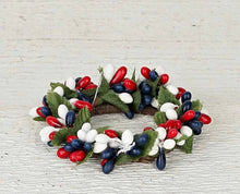 Load image into Gallery viewer, R/W/B Pip Taper/Napkin Ring
