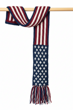 Load image into Gallery viewer, Flag Fringe Scarf
