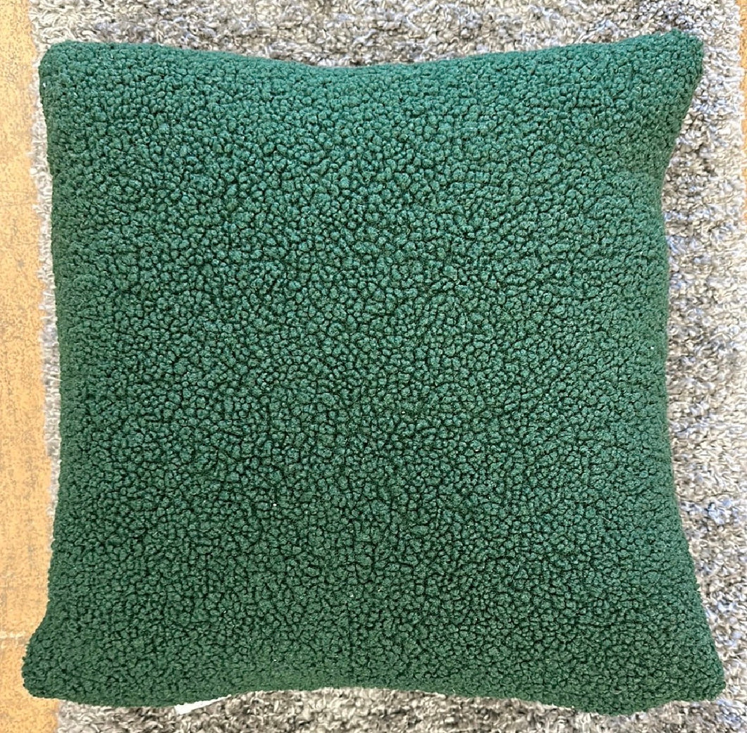 Green Holiday Pillow