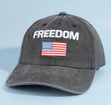 Load image into Gallery viewer, Freedom Embroidered Baseball Cap Collection
