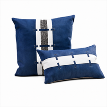 Load image into Gallery viewer, Cowhide Leather Accent Pillow Collection
