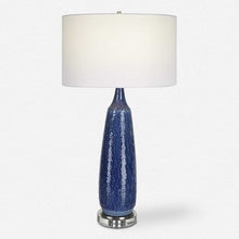 Load image into Gallery viewer, Cobalt Blue Glaze Table Lamp
