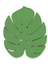 Load image into Gallery viewer, Monstera Leaf Silicone Coaster Set/4
