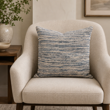 Load image into Gallery viewer, Blue Stitch Down Pillow
