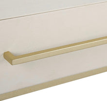 Load image into Gallery viewer, White Faux Shagreen Desk
