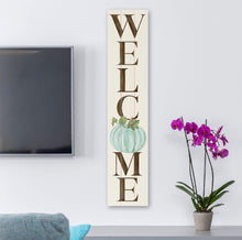 Load image into Gallery viewer, “Welcome Pumpkin” Indoor/Outdoor Wood Sign
