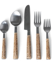 Load image into Gallery viewer, Handmade Woven Bamboo Cutlery Flatware
