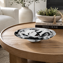 Load image into Gallery viewer, Modern Black &amp; White Decorative Bowl
