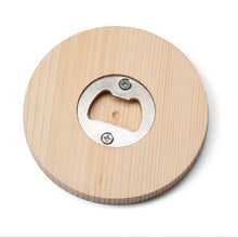 Load image into Gallery viewer, Pop-A-Top Wood Bottle Opener Coaster Collection
