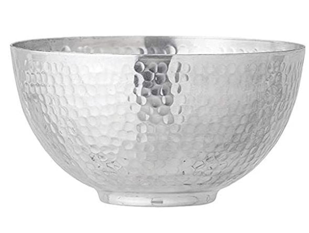 Hammered Nickel Bowl