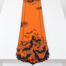 Load image into Gallery viewer, 71” Halloween Bat Table Runner
