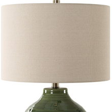 Load image into Gallery viewer, Moss Glazed Table Lamp
