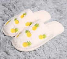 Load image into Gallery viewer, Luxury Pineapple Home Slippers- S/M
