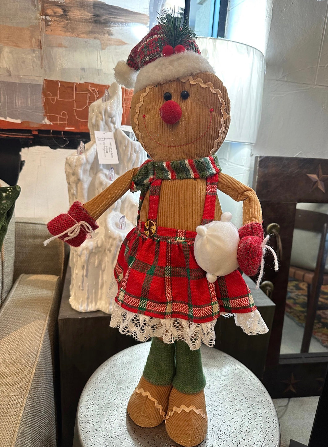 Fabric Gingerbread Doll