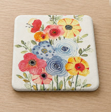 Load image into Gallery viewer, Stone Floral Essence Coaster
