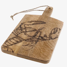 Load image into Gallery viewer, Lobster Carved Wood Board
