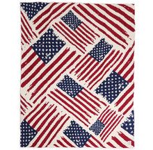 Load image into Gallery viewer, American Flag Throw Blanket
