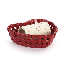 Load image into Gallery viewer, Red Heart Bread Basket w/ Towel
