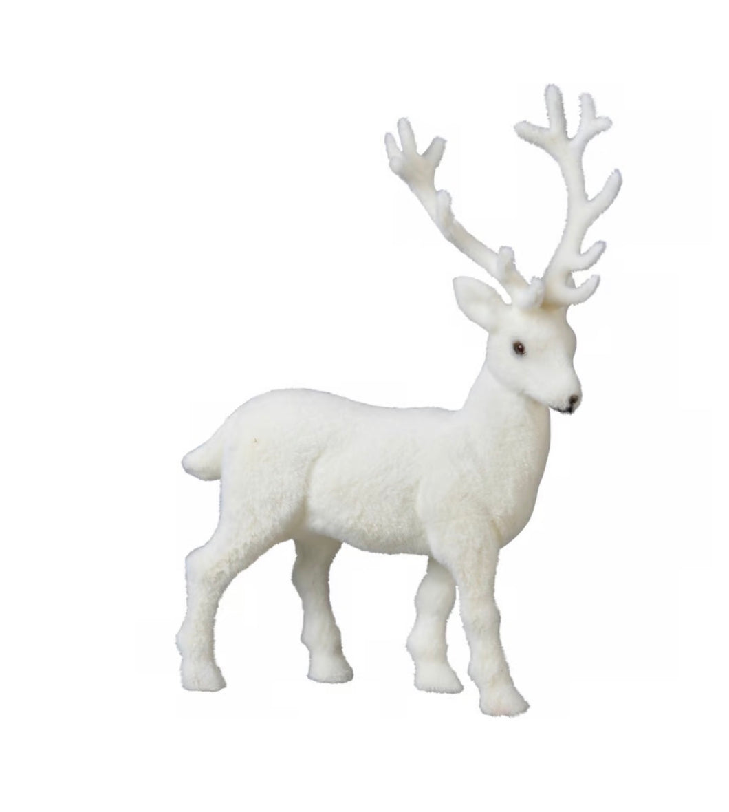 White Standing Deer