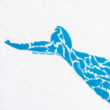 Load image into Gallery viewer, Humpback Whale Arctic Wildlife Dish Towel
