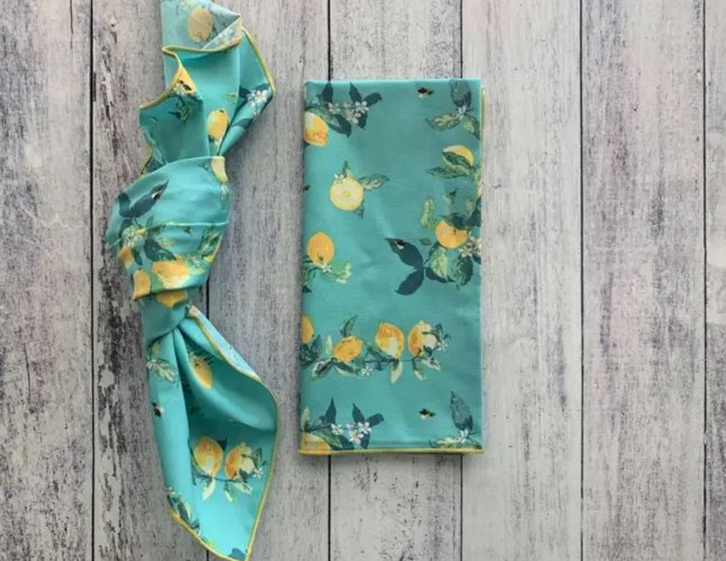 Lemon Cloth Napkin Set